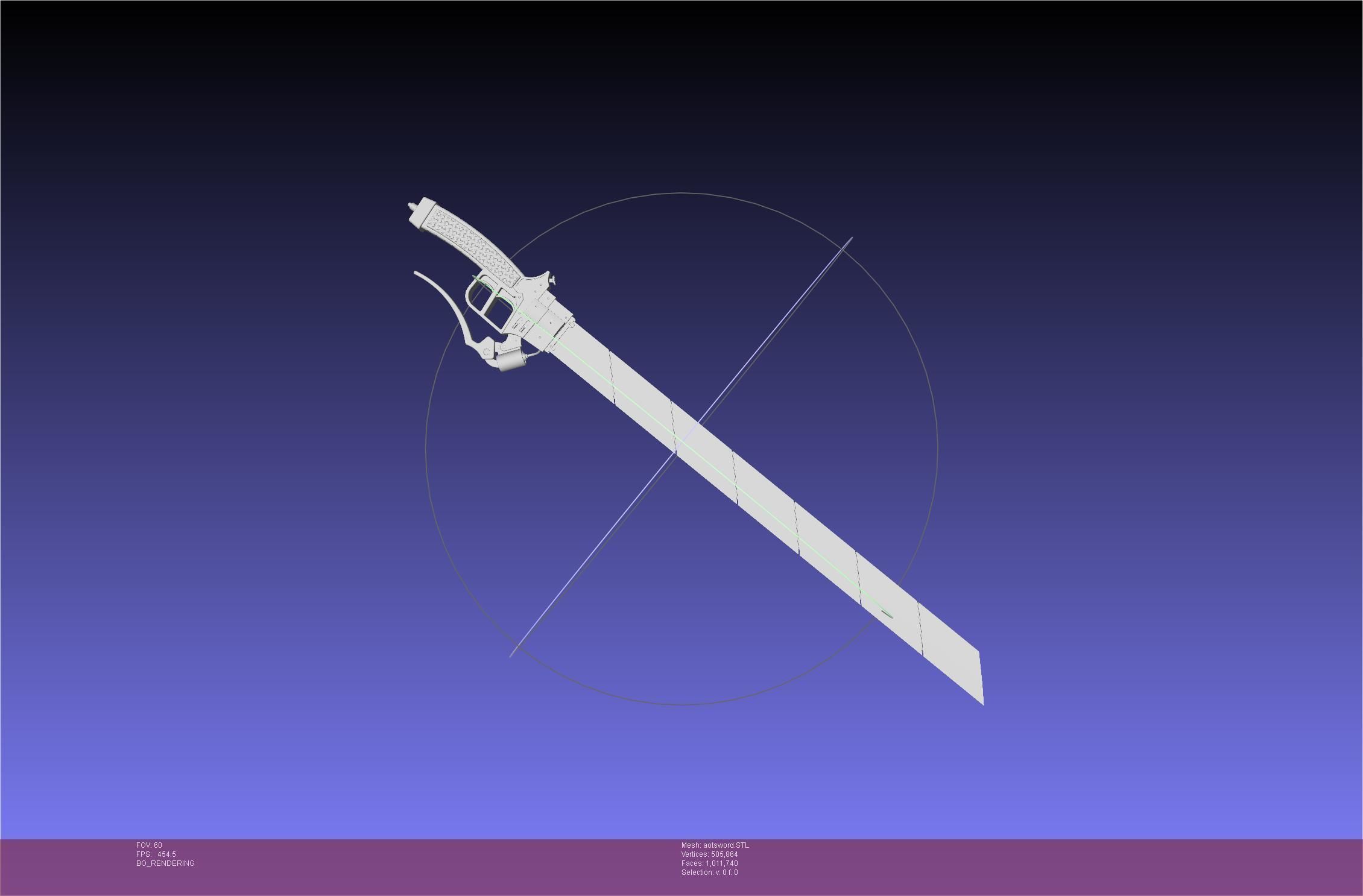 Attack On Titan Sword Printable Assembly Rework 3D print model_13