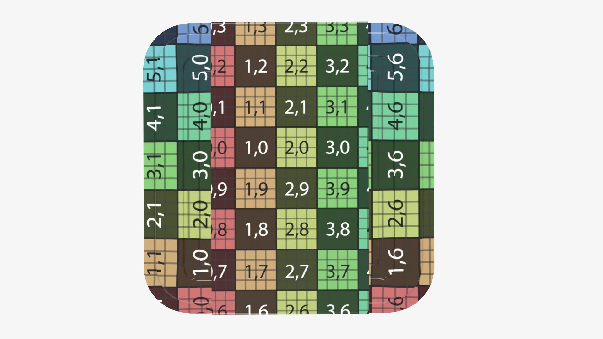 Plastic food container tray box with label mockup 03 3D model_17