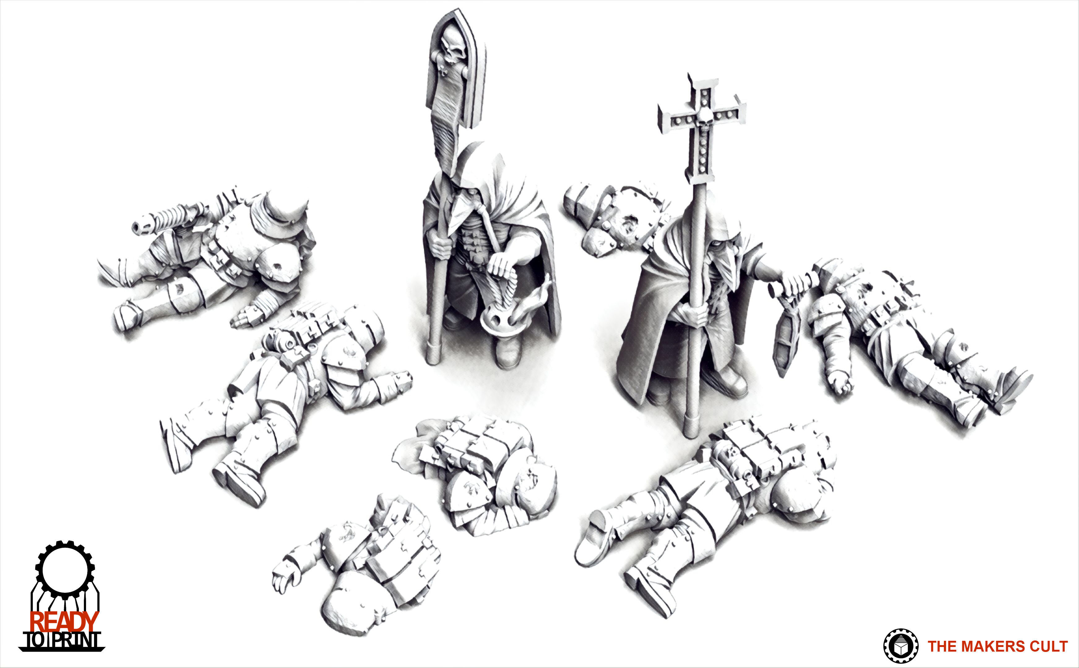 Feudal Guard - Aftermath 3D print model_1