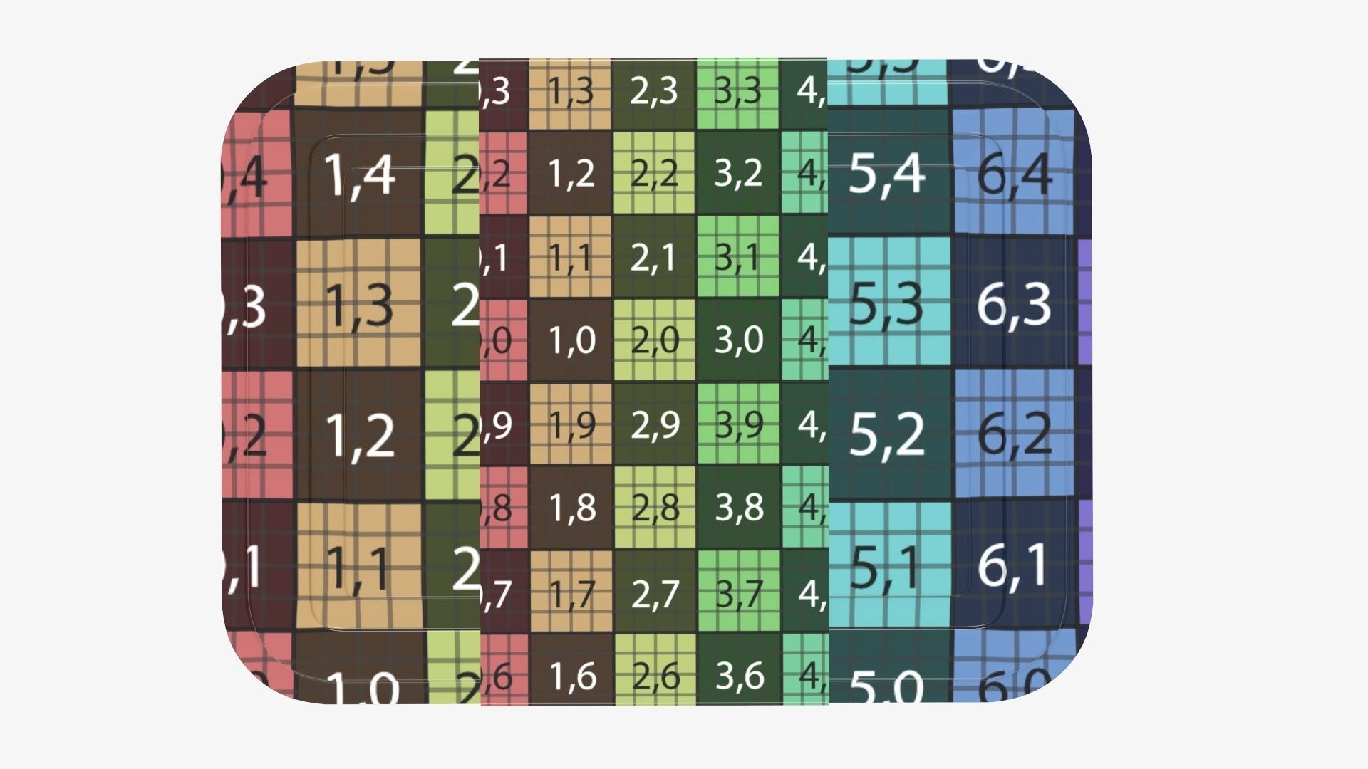 Plastic food container tray box with label mockup 05 3D model_17