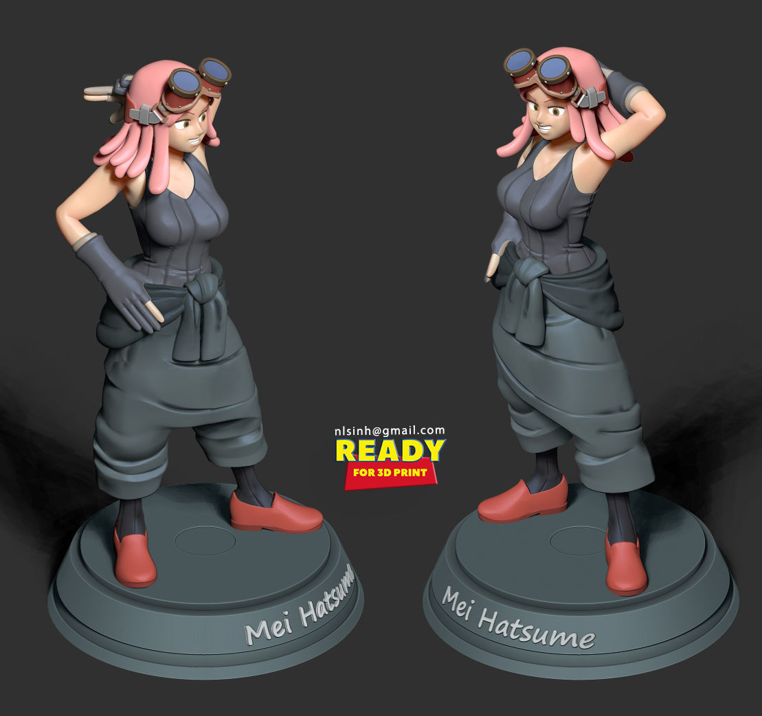 Mei Hatsume 3D print model_4