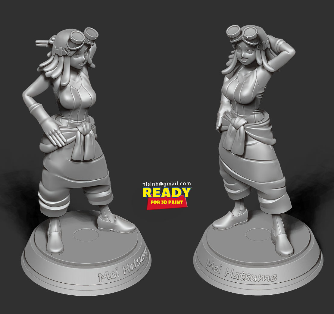 Mei Hatsume 3D print model_5