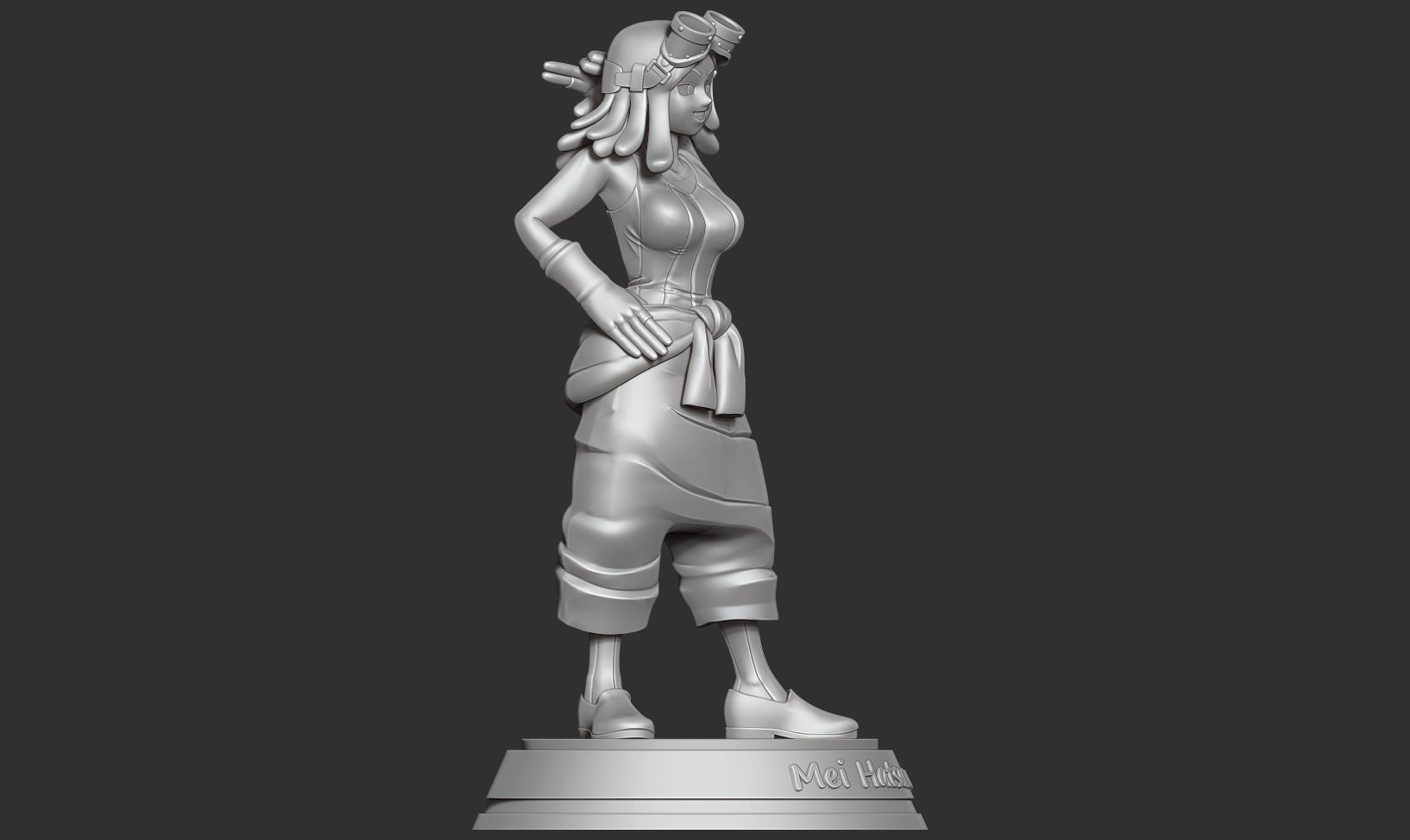 Mei Hatsume 3D print model_13