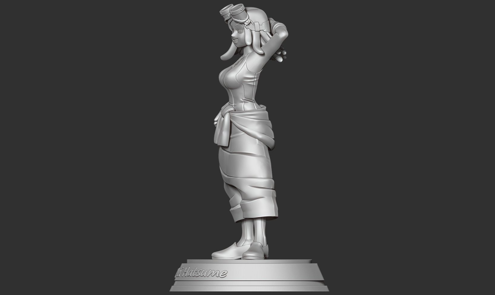 Mei Hatsume 3D print model_11