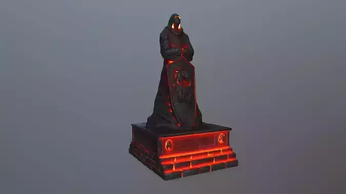 lava statue 3