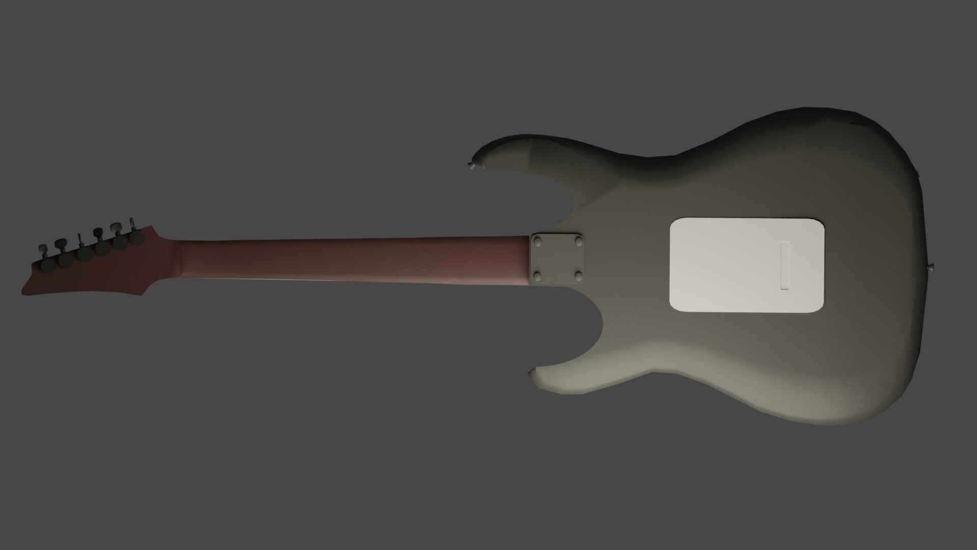 Electric guitar 3D model_6