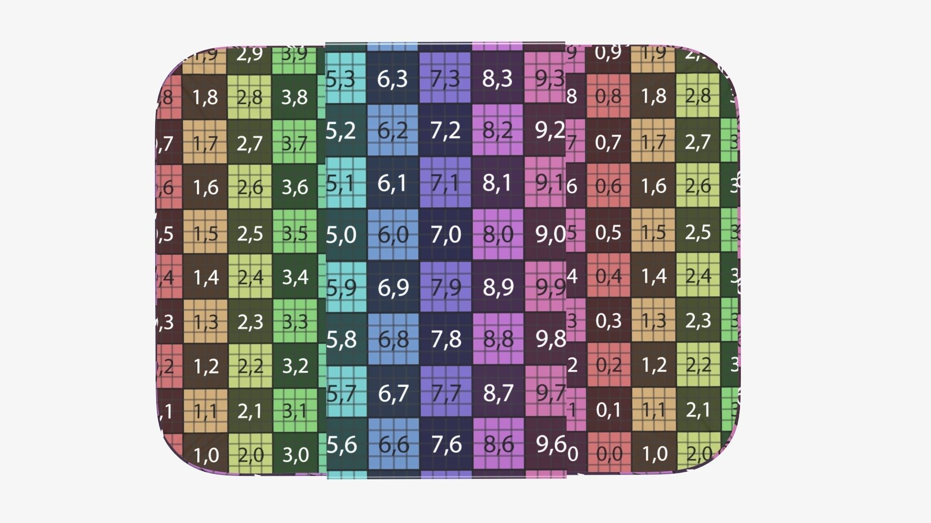 Plastic food container tray box with label mockup 07 3D model_17