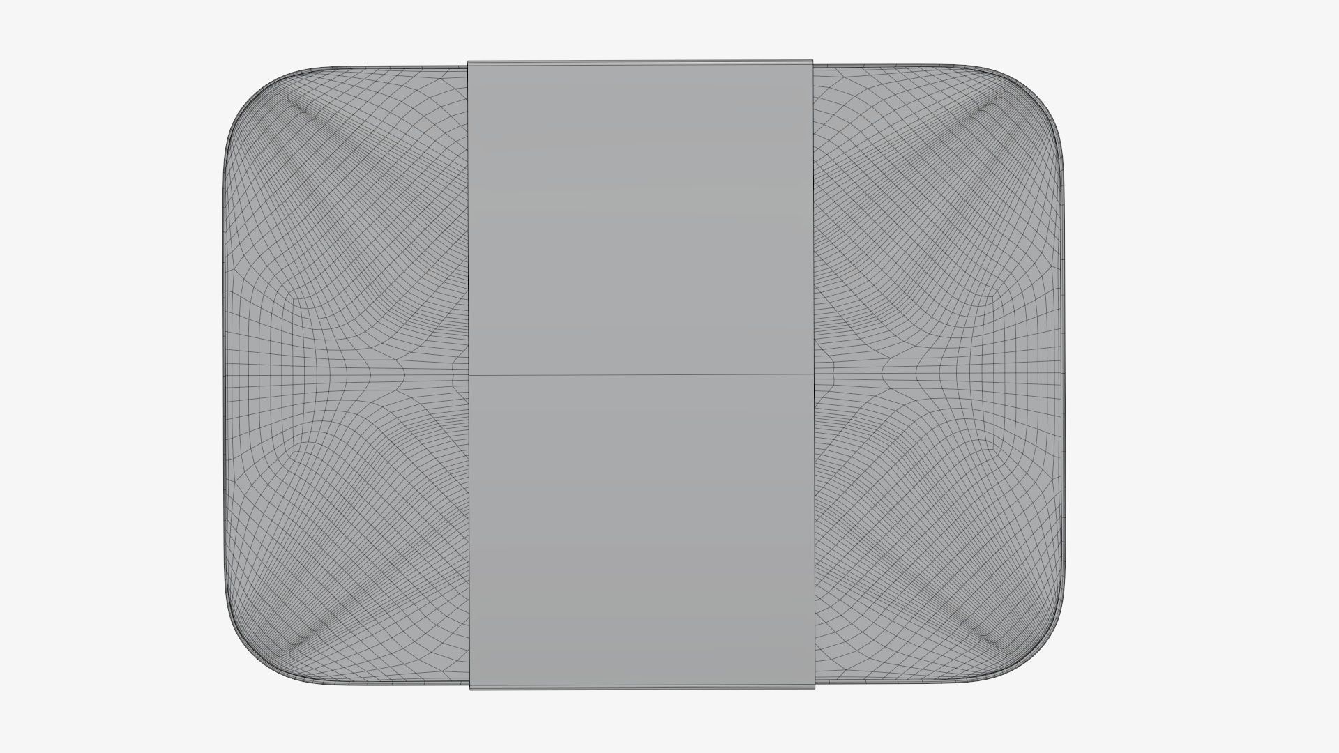 Plastic food container tray box with label mockup 07 3D model_12