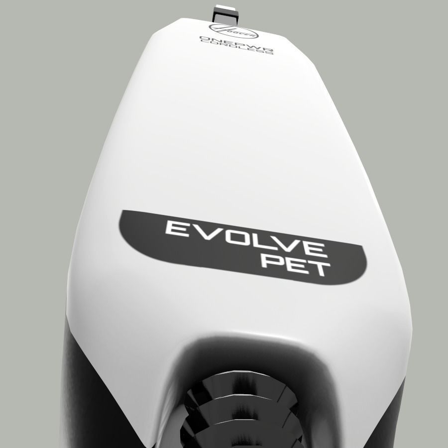 Hoover Upright Vacuum Low-poly 3D model_8