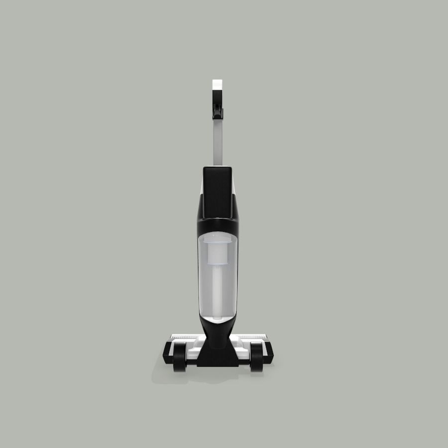 Hoover Upright Vacuum Low-poly 3D model_4