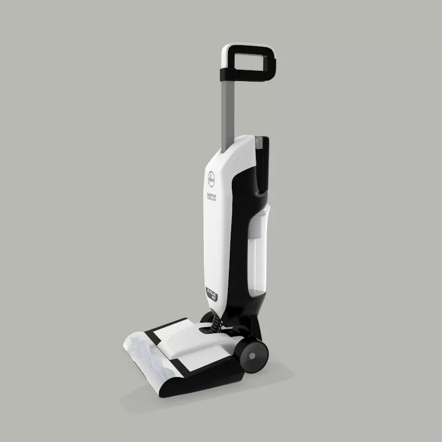Hoover Upright Vacuum Low-poly 3D model_0