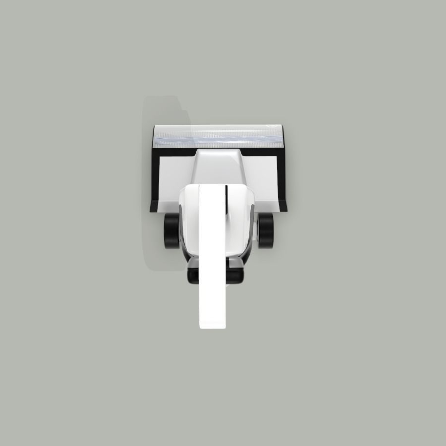Hoover Upright Vacuum Low-poly 3D model_5