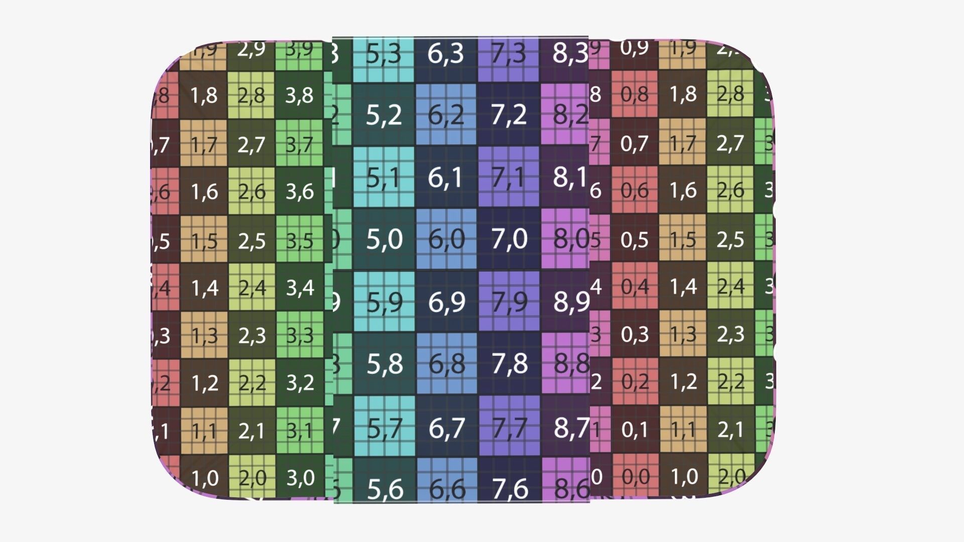 Plastic food container tray box with label mockup 08 3D model_17