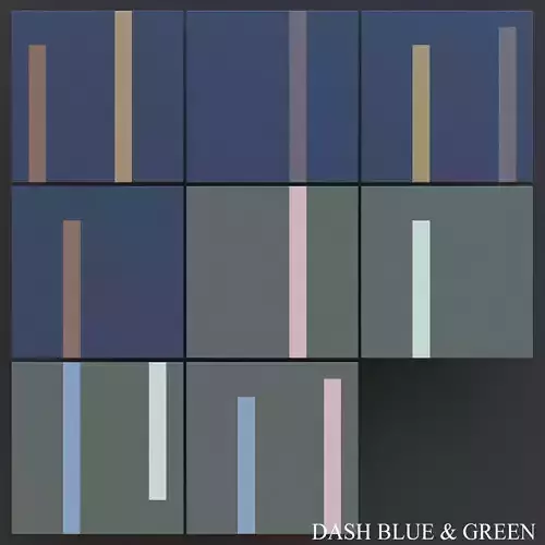 Peronda Dash Blue And Green 3D model