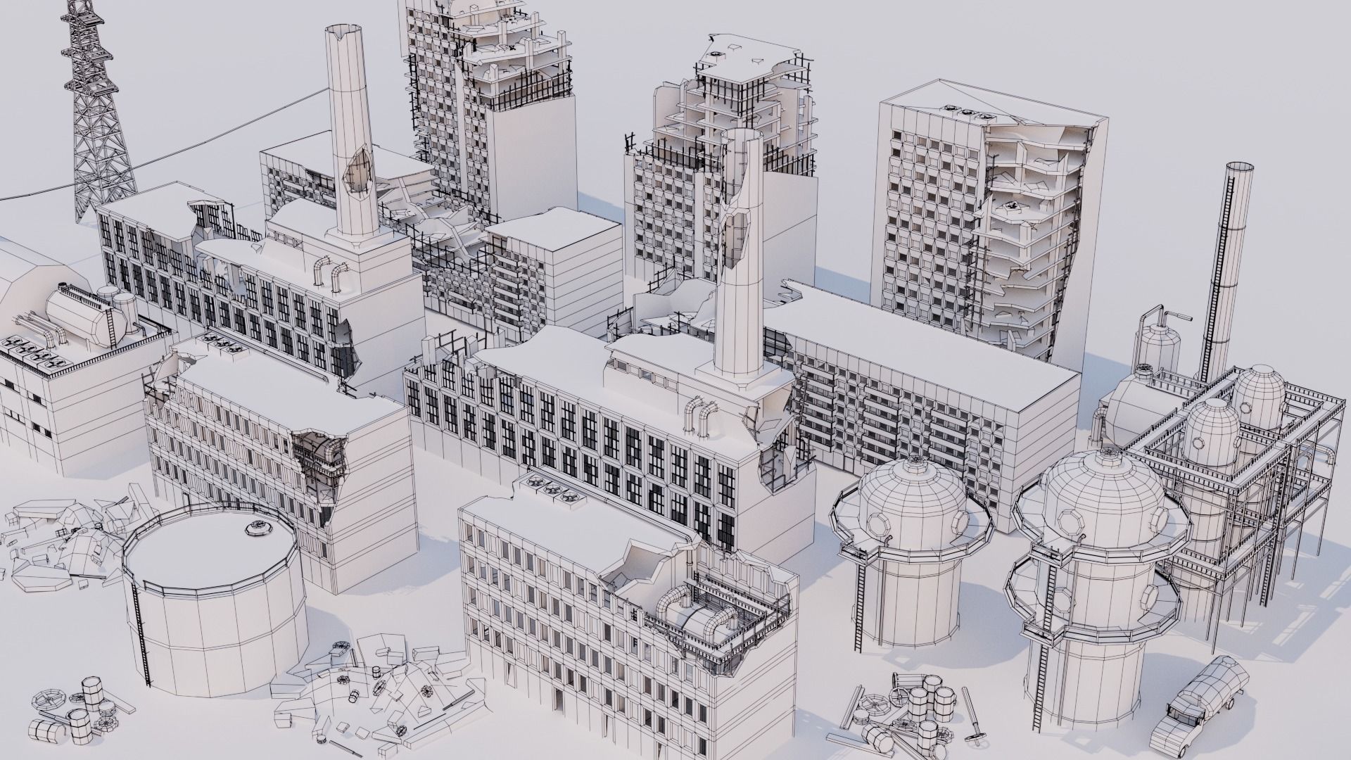 Apocalypse pack 3D Model Collection_9