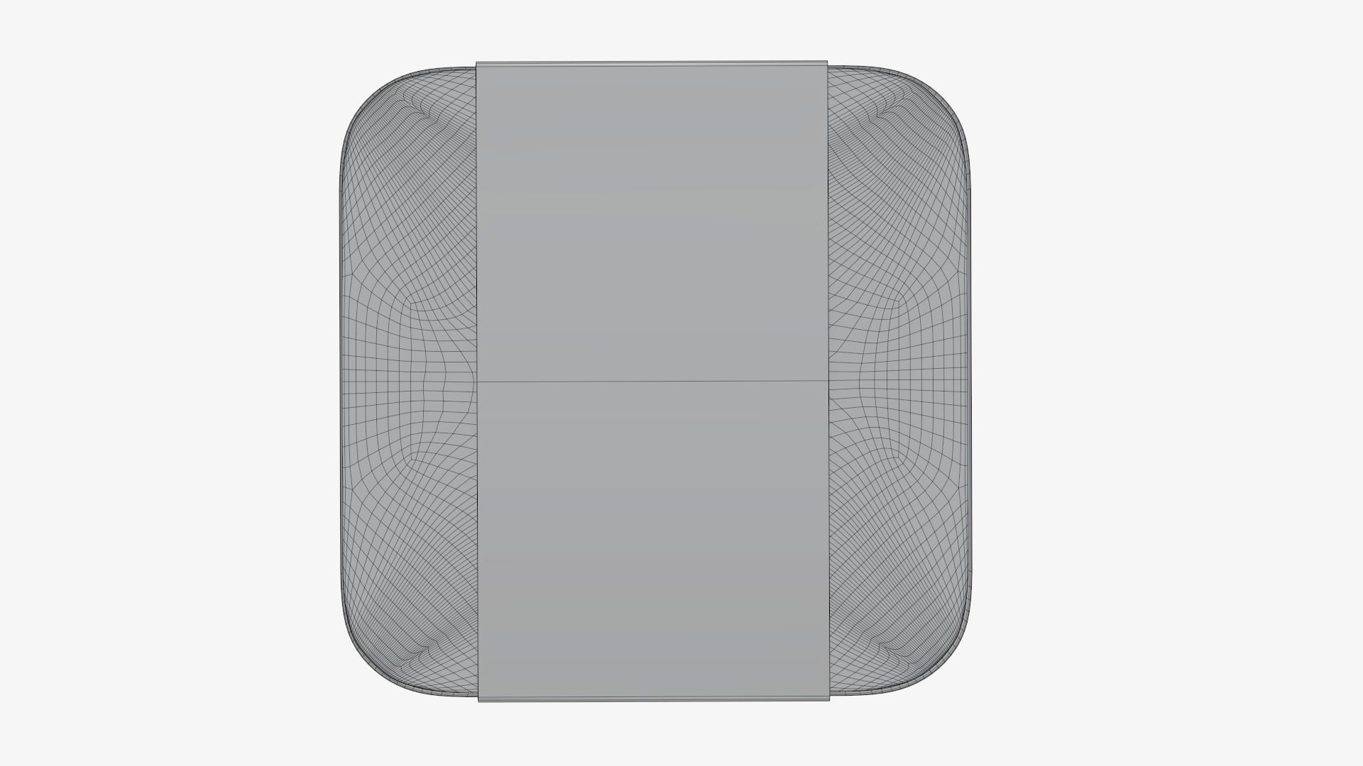 Plastic food container tray box with label mockup 09 3D model_12