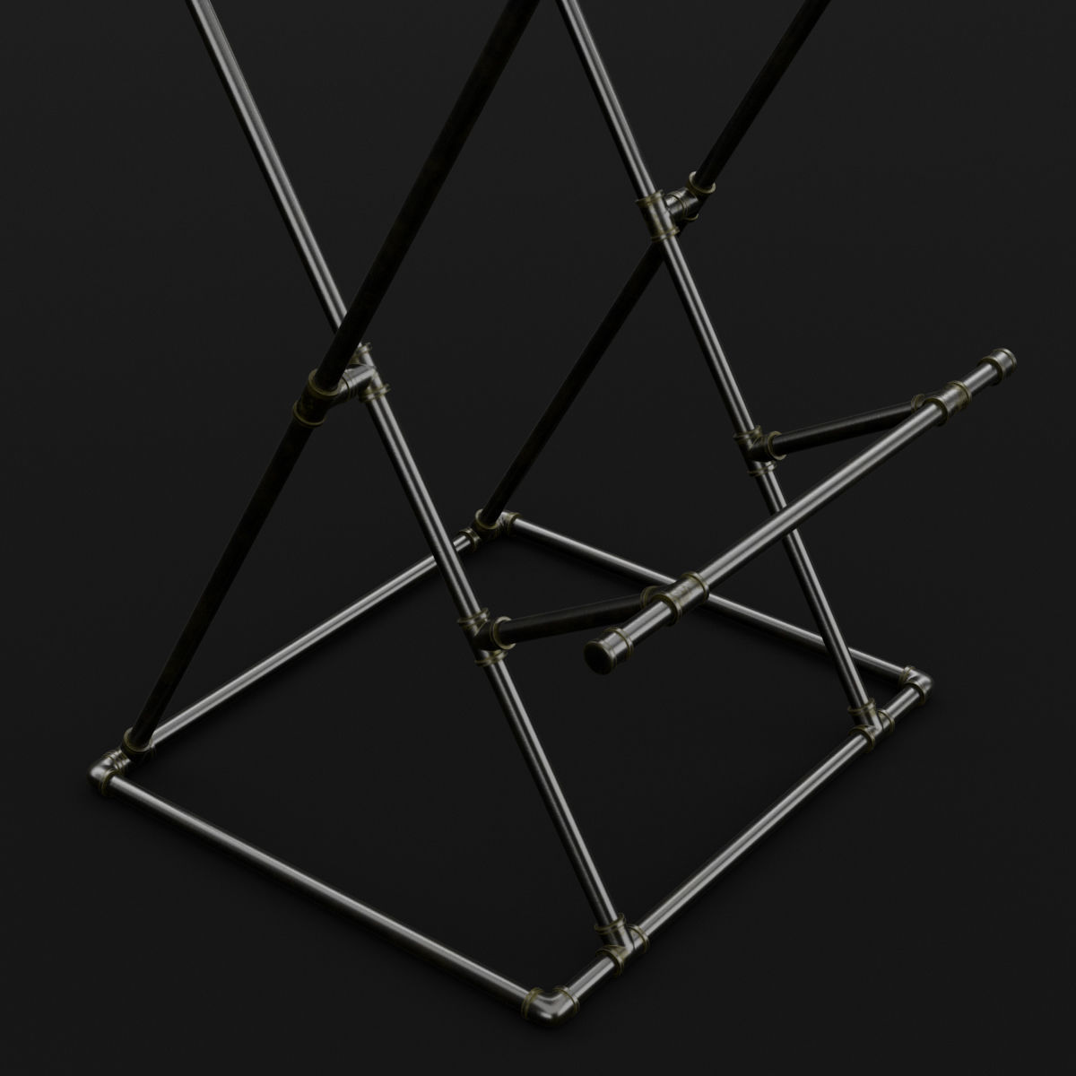 Loft bar chair 1 3D model_16