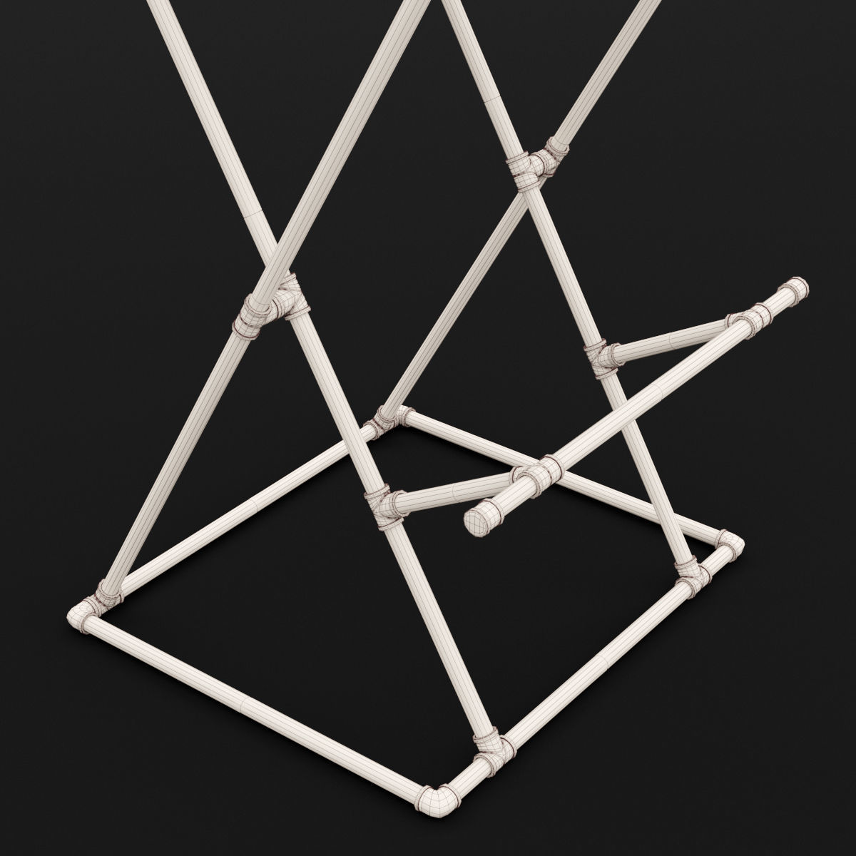 Loft bar chair 1 3D model_17