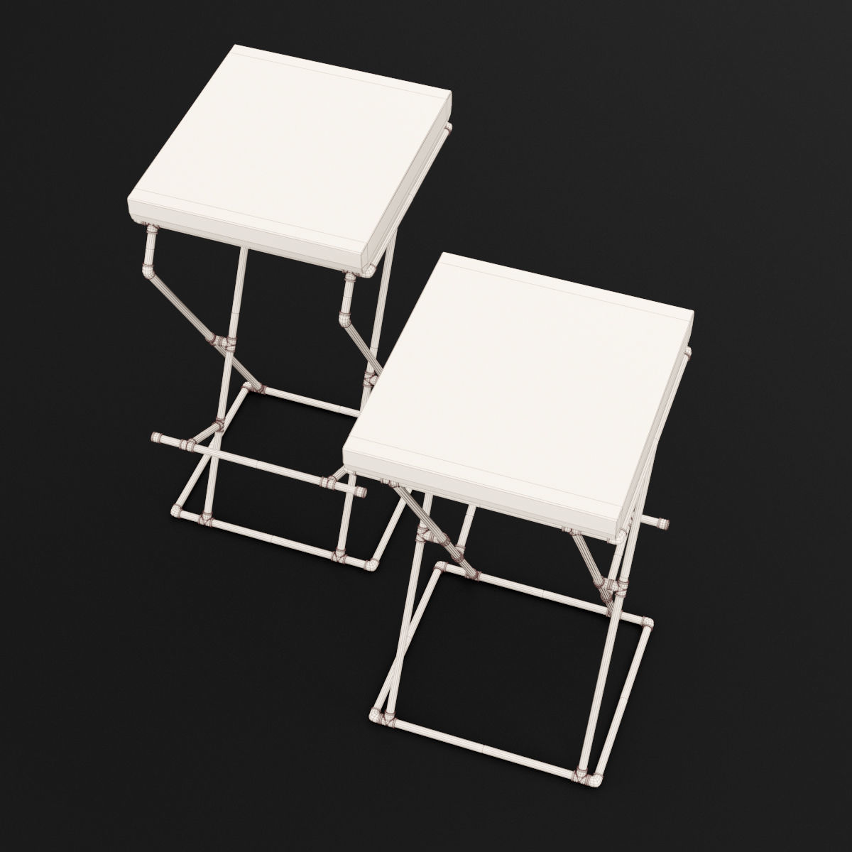 Loft bar chair 1 3D model_7
