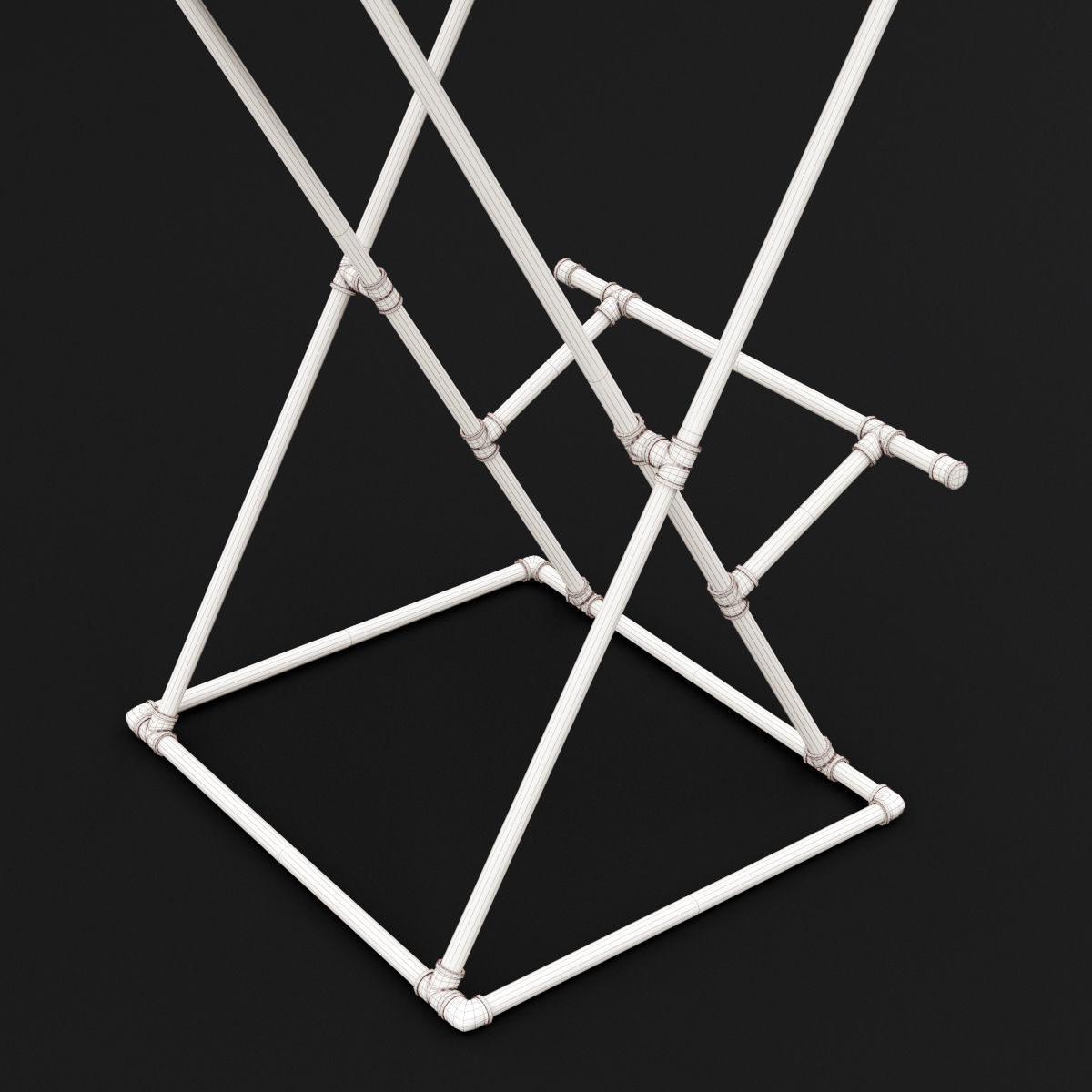 Loft bar chair 1 3D model_19