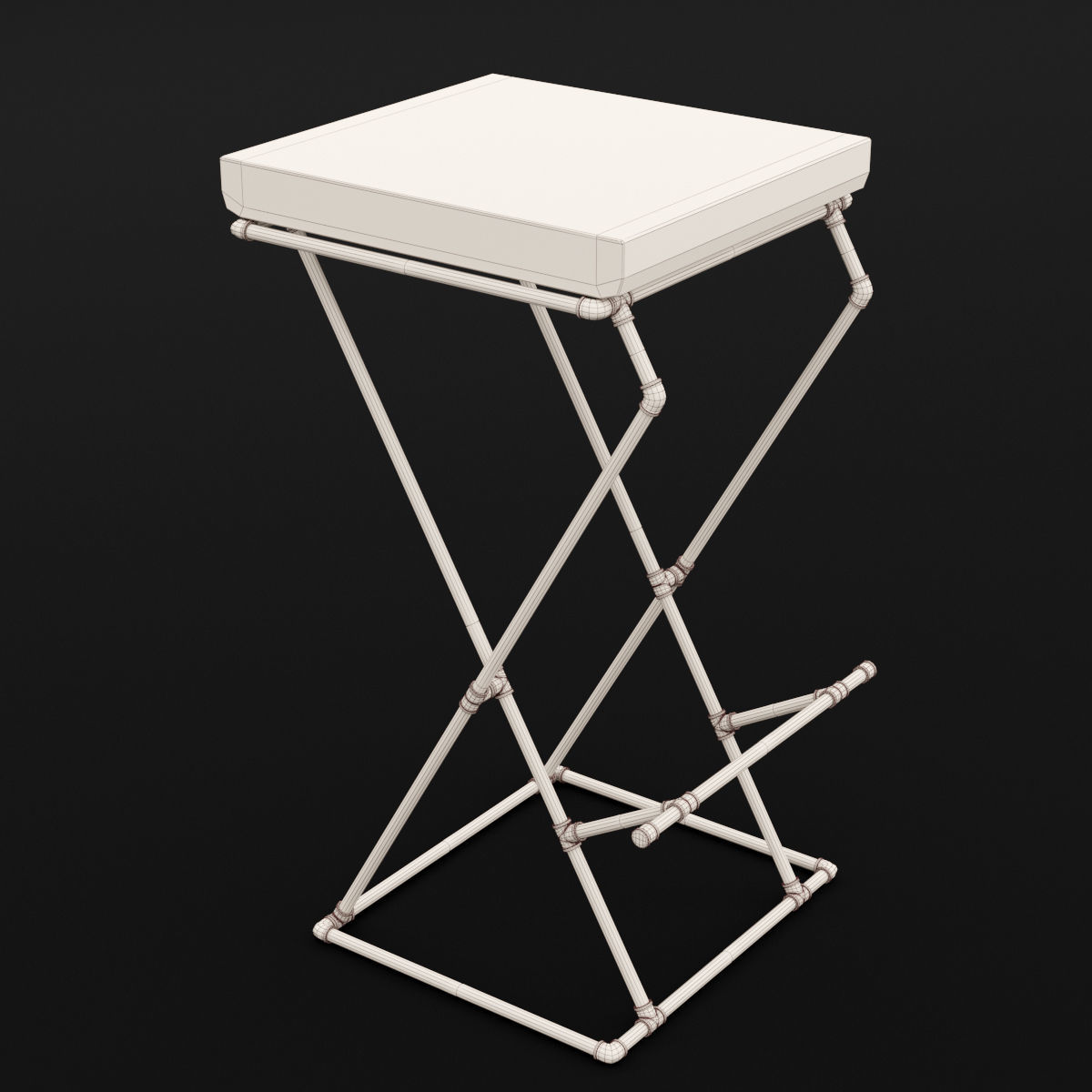 Loft bar chair 1 3D model_13