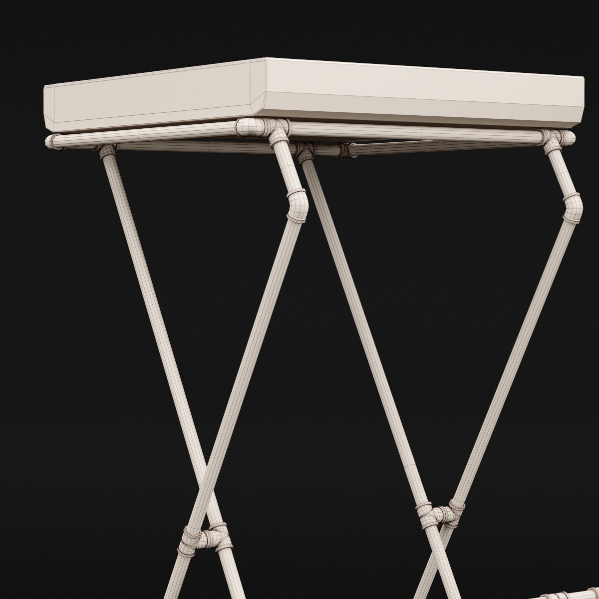 Loft bar chair 1 3D model_9