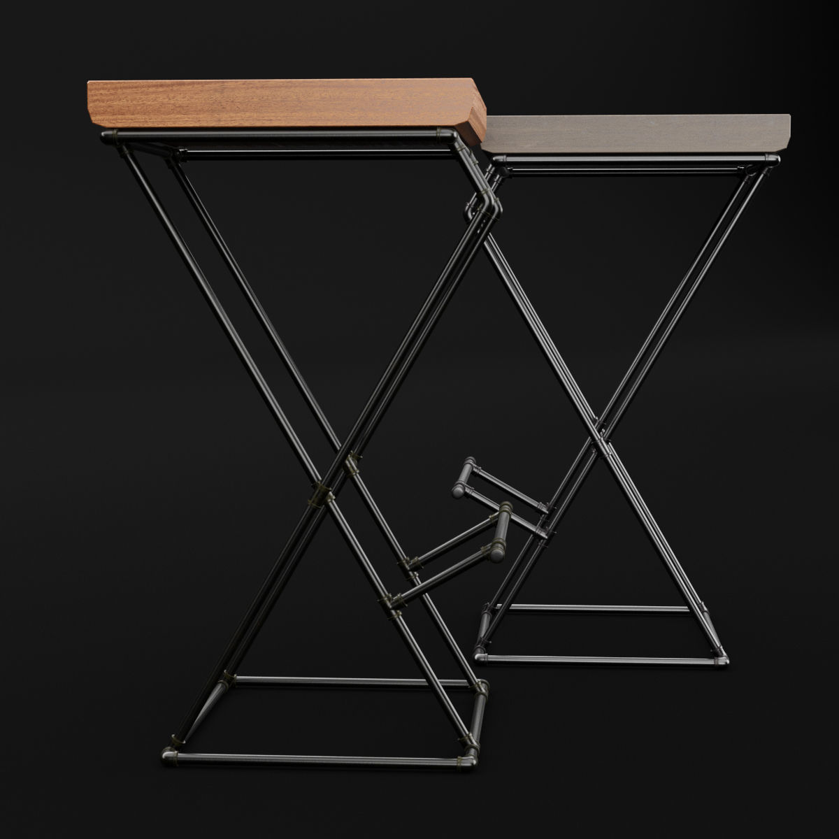 Loft bar chair 1 3D model_14