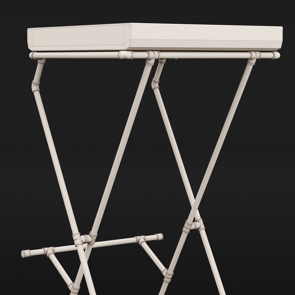 Loft bar chair 1 3D model_11