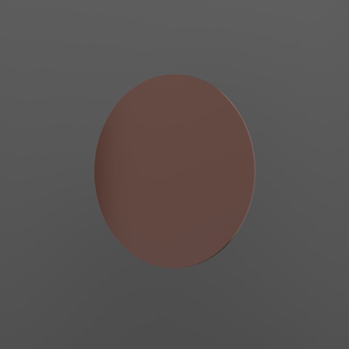 Mirror round on wall Free 3D model_5