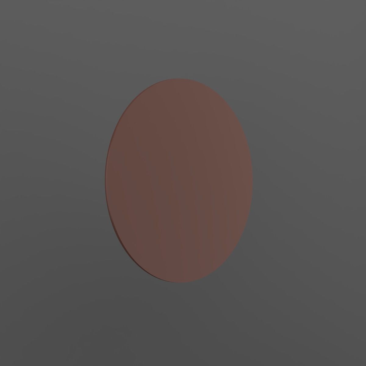 Mirror round on wall Free 3D model_8