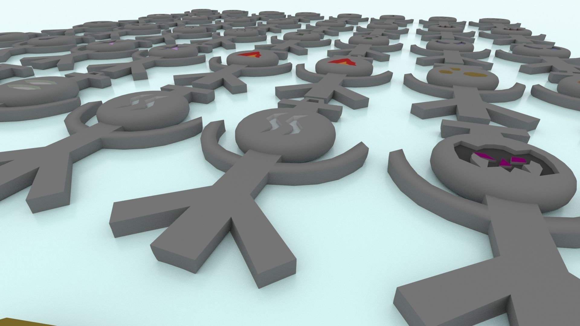 3D Printable Runescape Rune Talismans Collection 3D print model_11