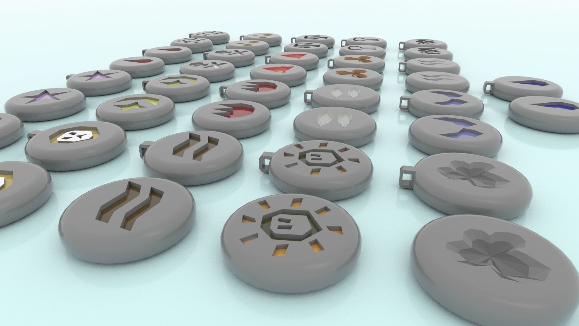 3D Printable Runescape Runes And Talismans Collection _4