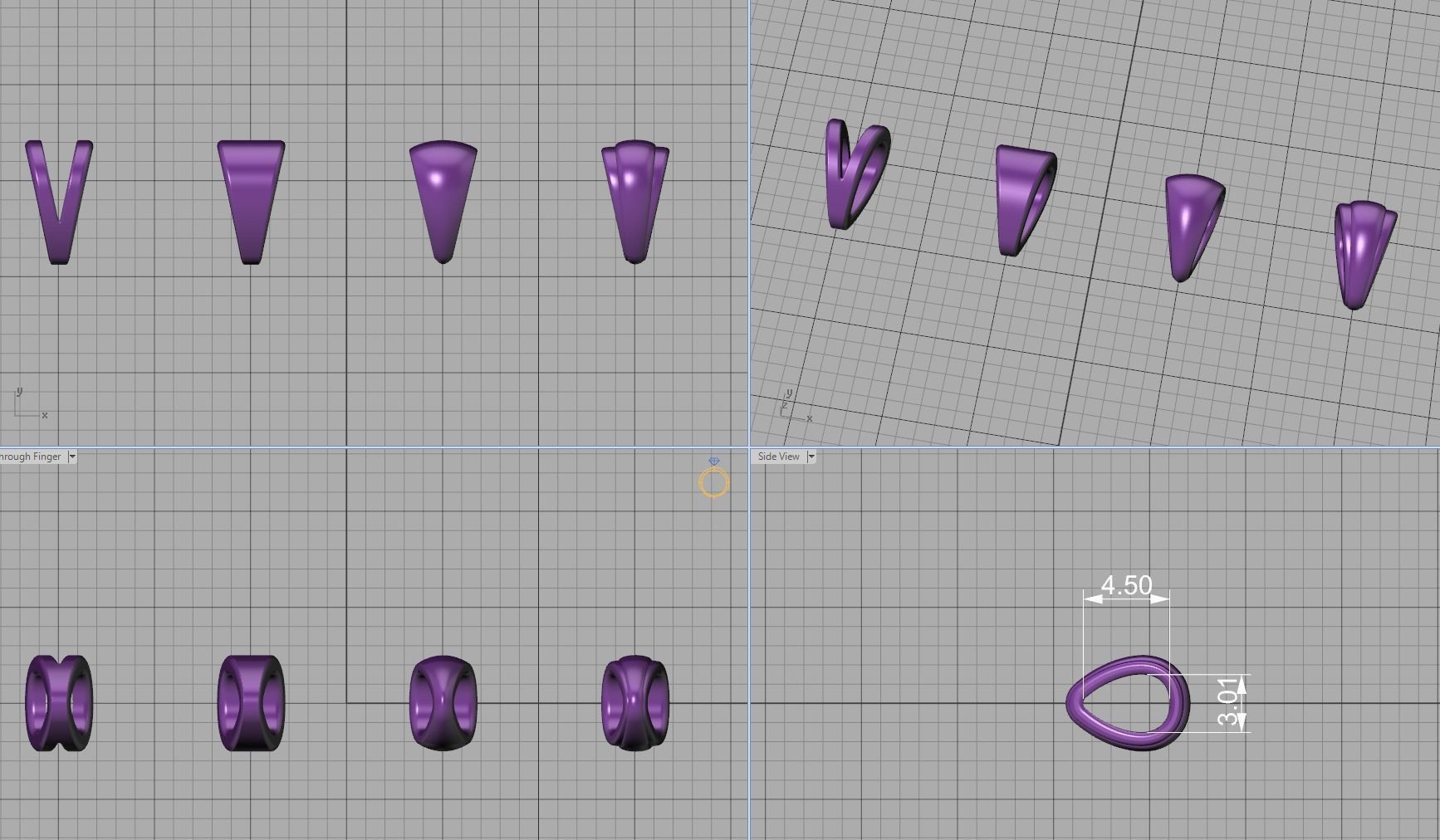 Z INITIAL LETTER NECKLACE printable 3dmodel 3D print model 3D print model_10