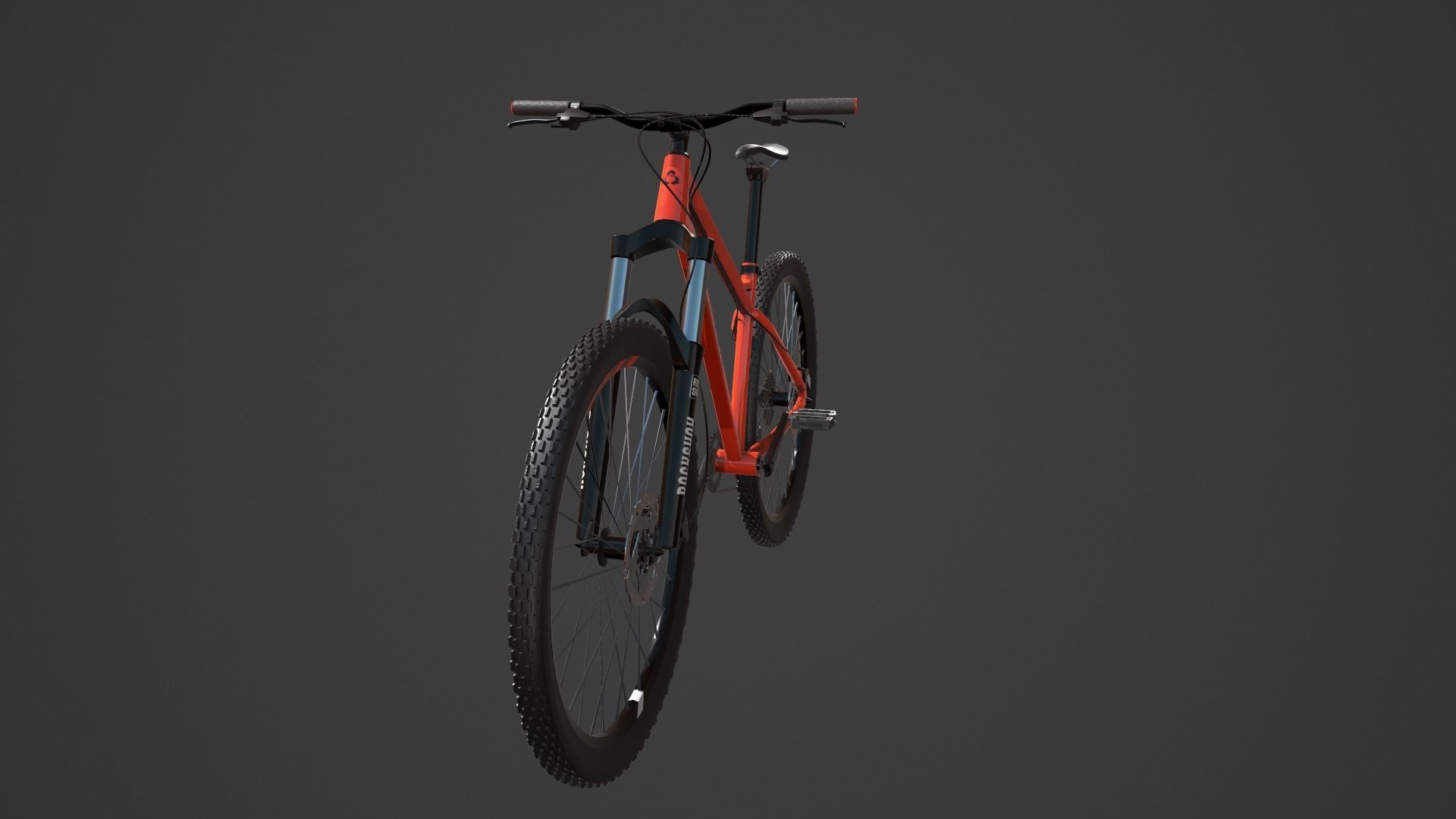 MTB bicycle PBR 3D model_2