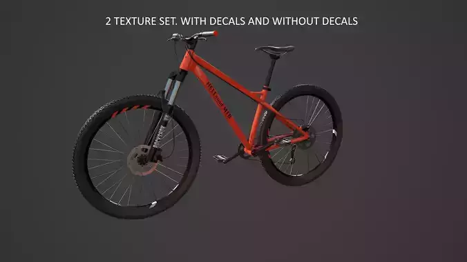 MTB bicycle PBR 3D model