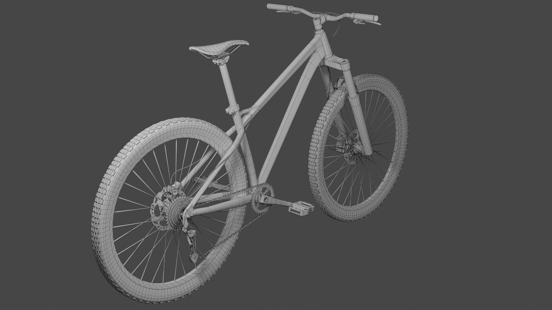 MTB bicycle PBR 3D model_11