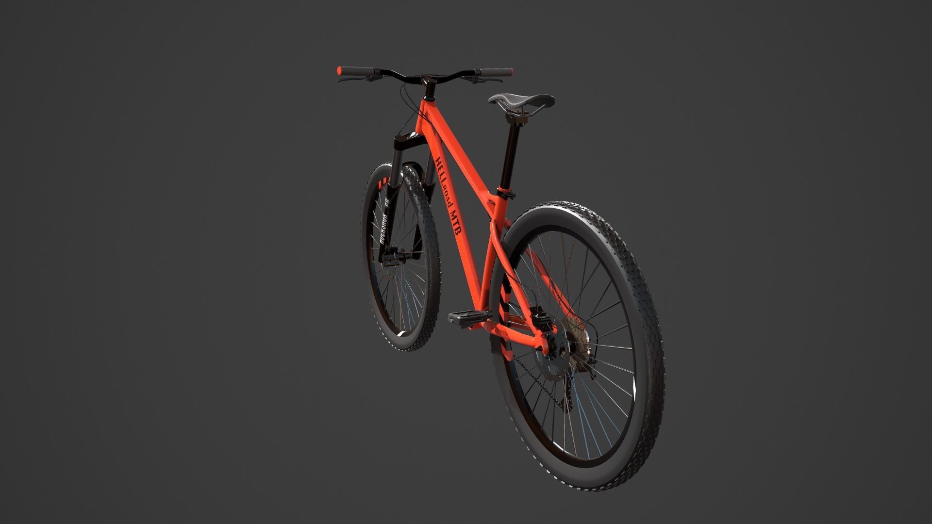 MTB bicycle PBR 3D model_6
