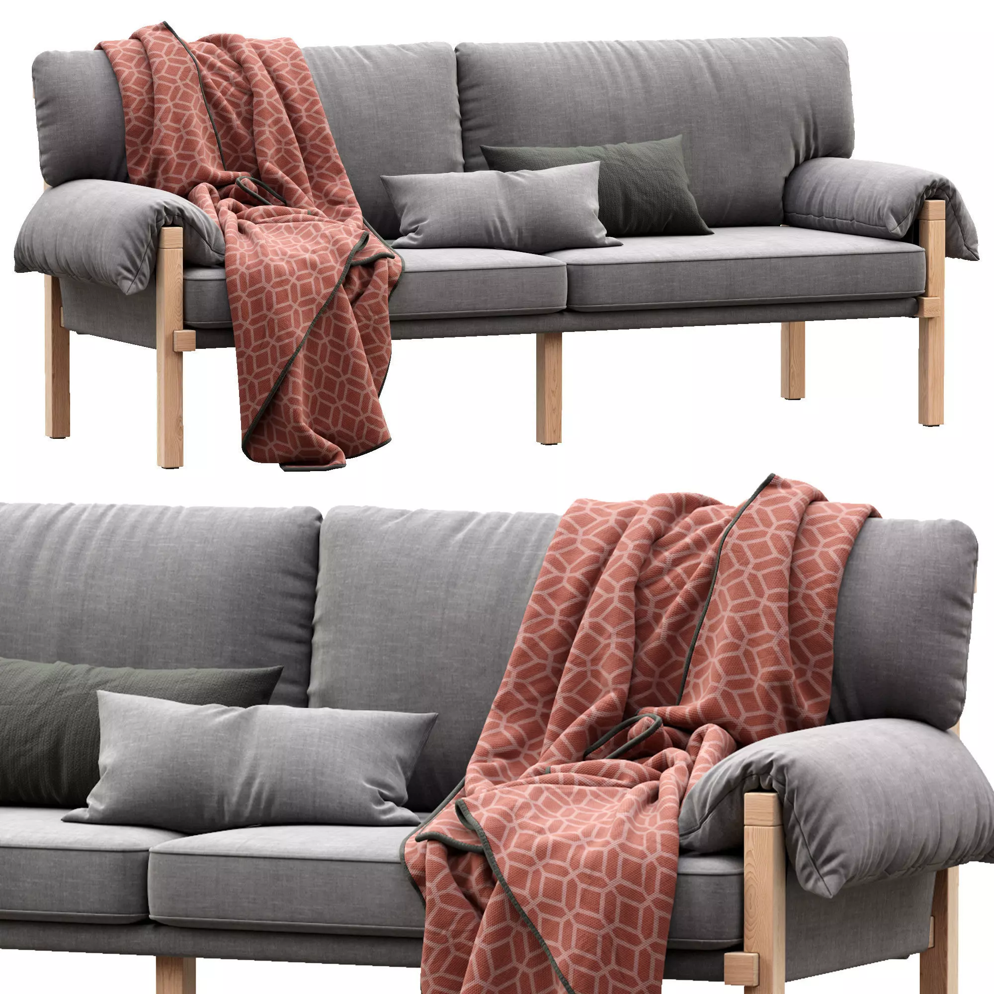 Lita Sofa by Urban Outfitters 3D model