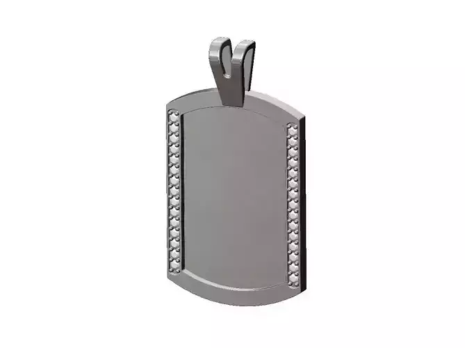 Simple diamond dogthag