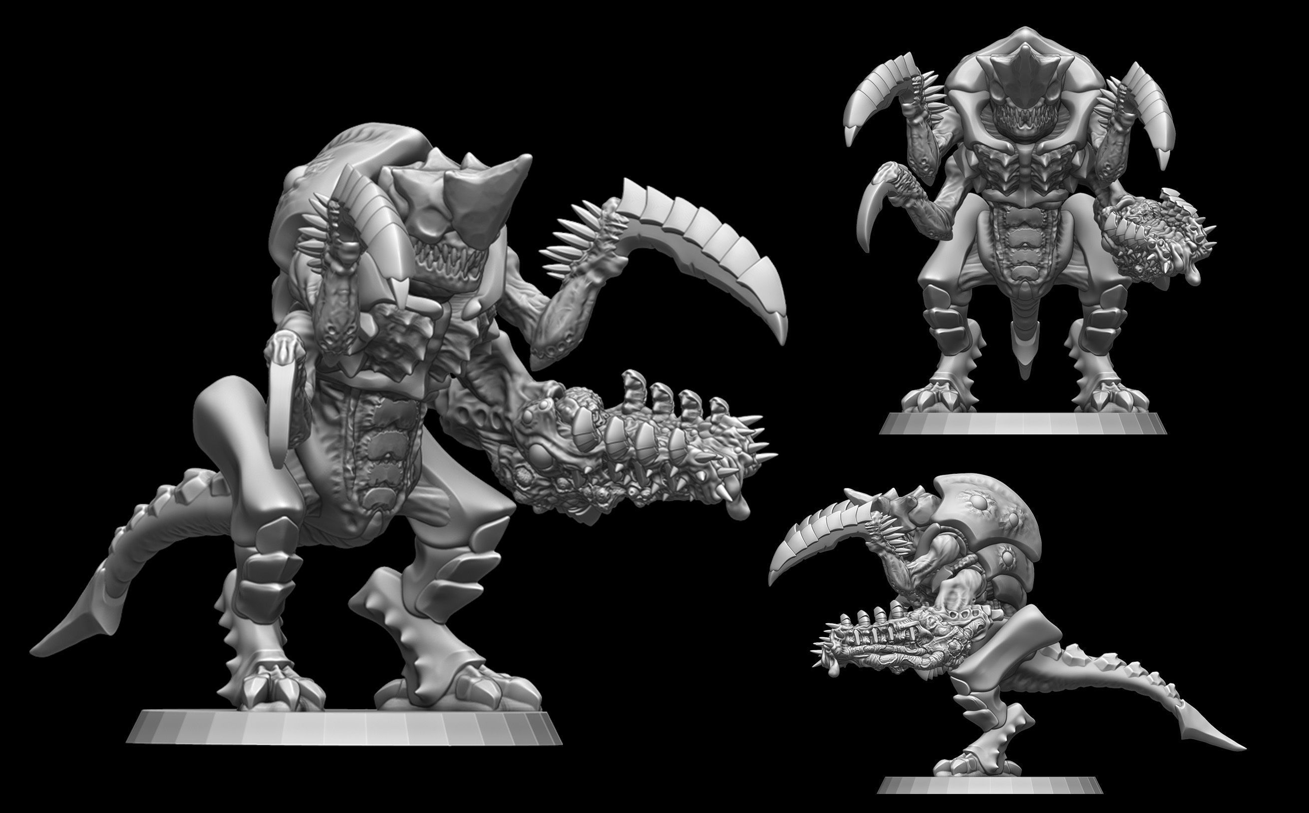 Xenoteras Strangler Ivy and Venomous Cannon 3D print model_2