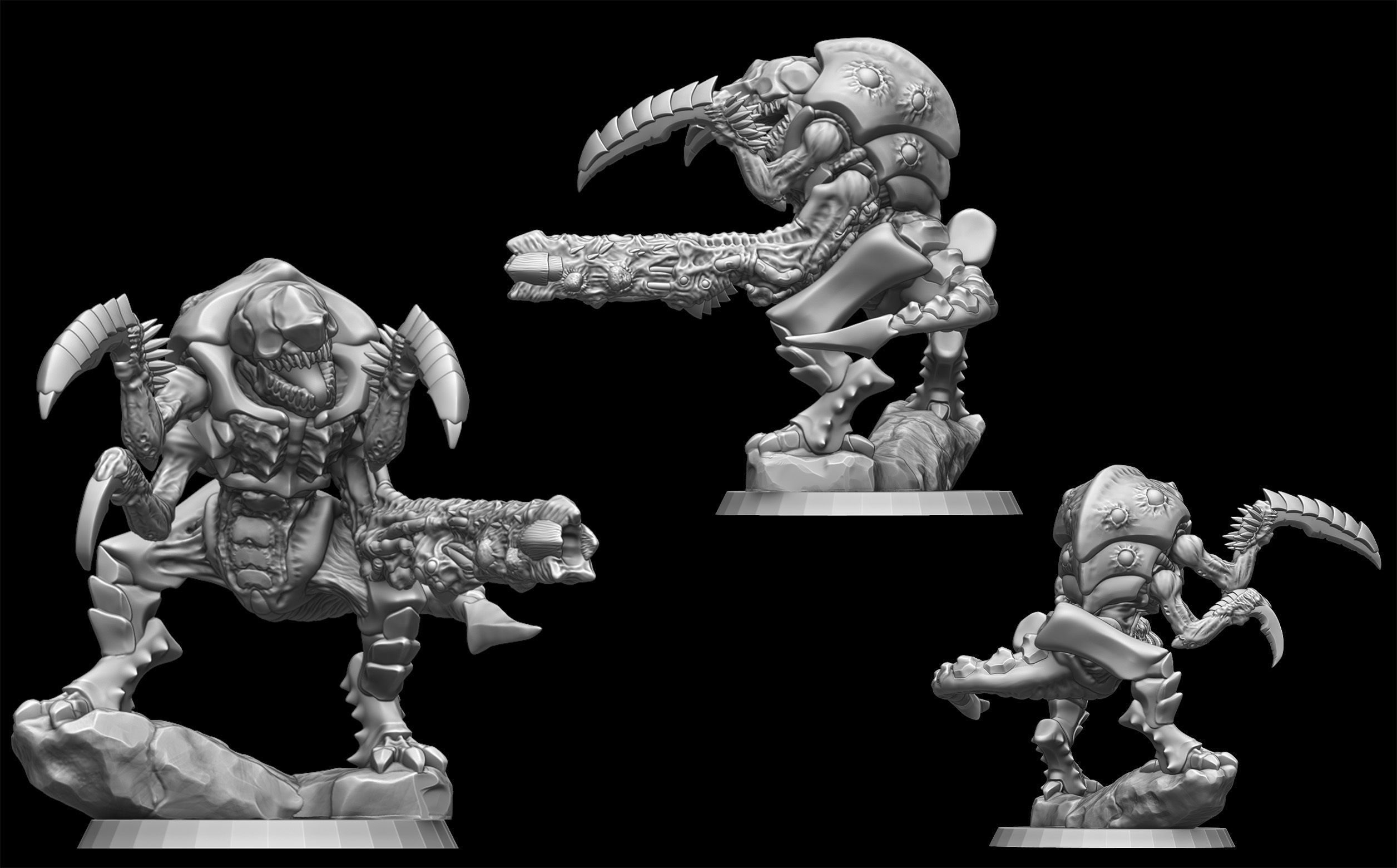 Xenoteras Strangler Ivy and Venomous Cannon 3D print model_3
