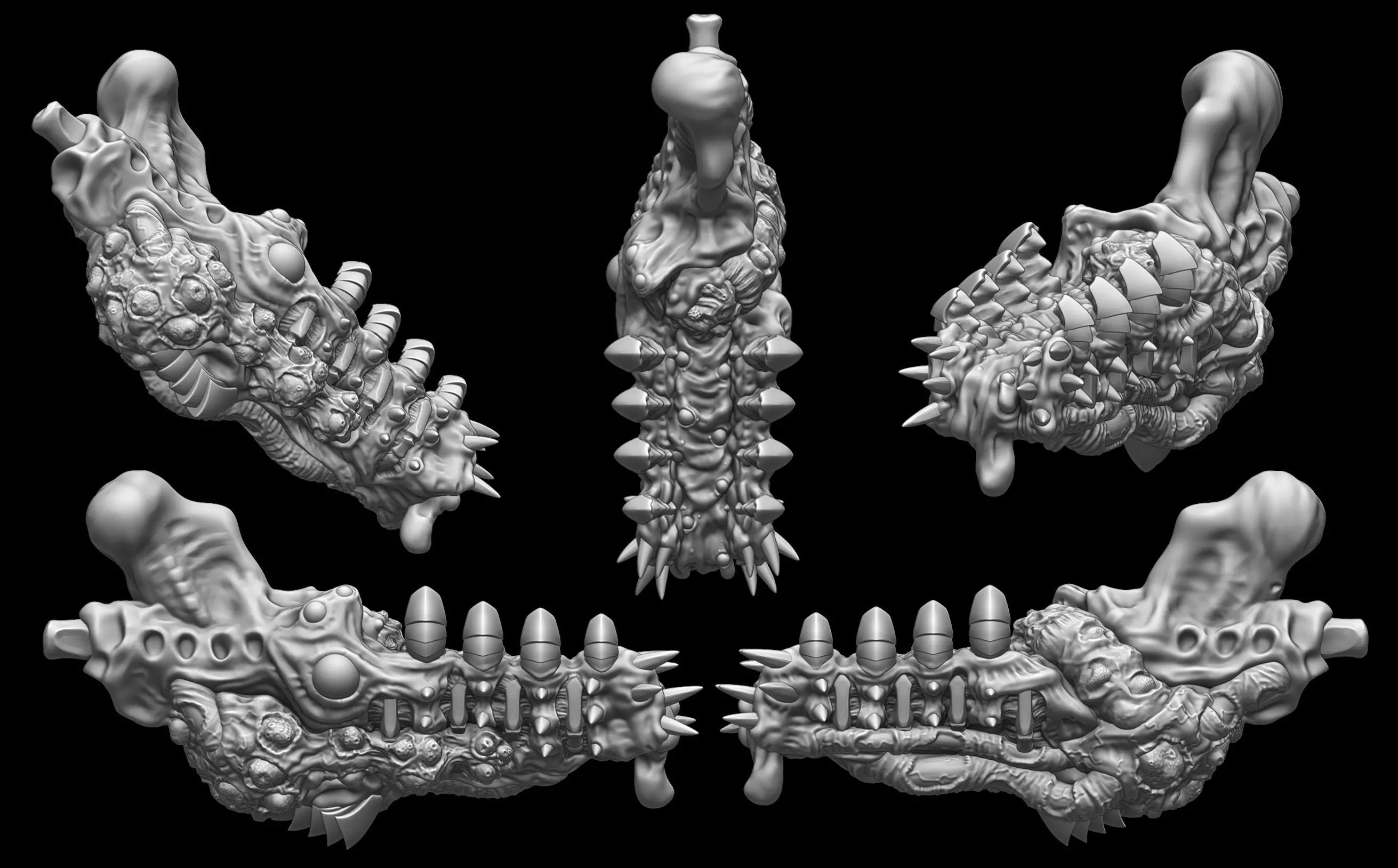 Xenoteras Strangler Ivy and Venomous Cannon 3D print model_0