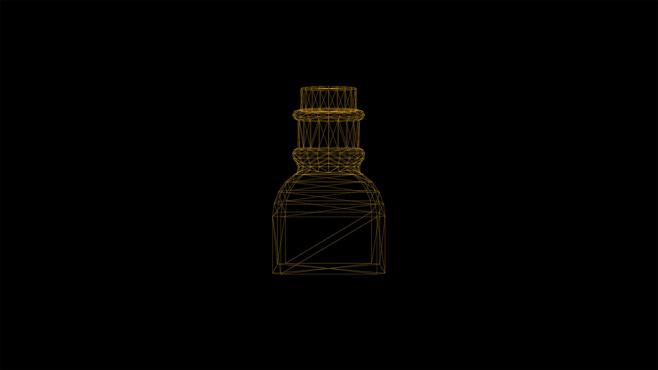 Ink Bottle Game Ready Low-poly 3D model_1