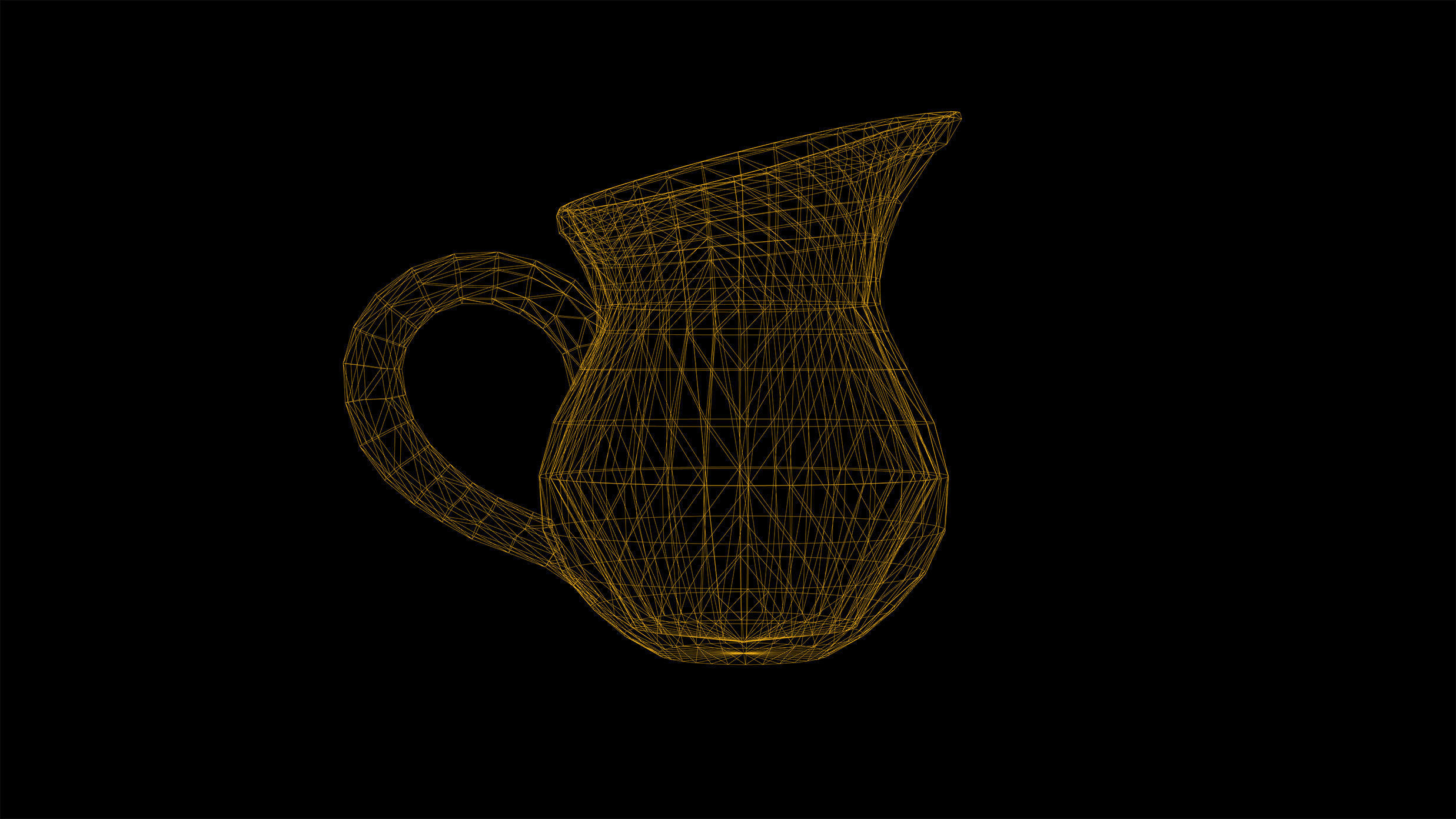 Jug Game Ready metal pitcher Low-poly 3D model_2