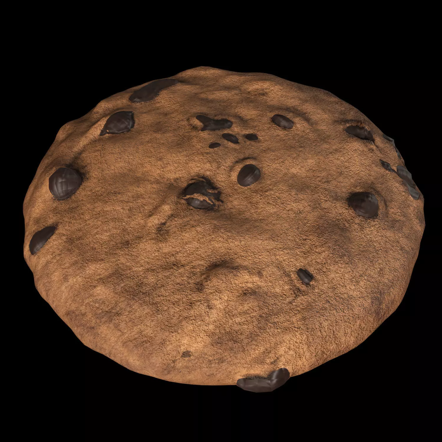 High Quality Cookie Free low-poly 3D model