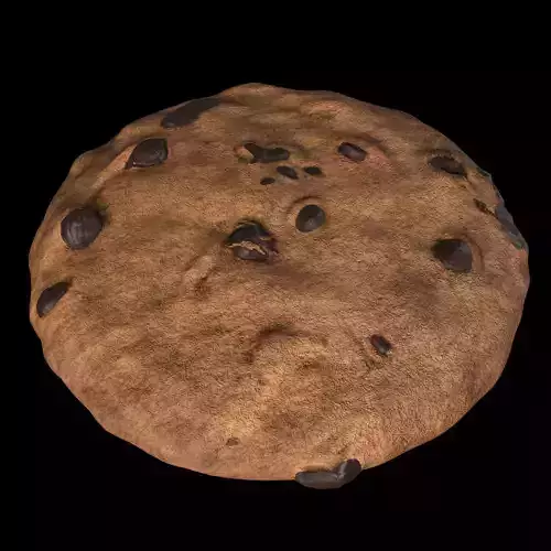 High Quality Cookie Free low-poly 3D model