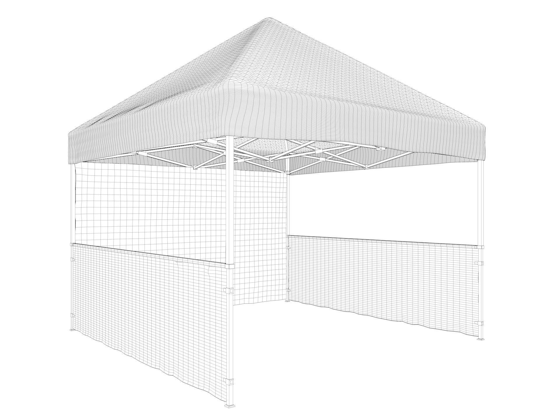 Event Tent 2  4x4 3D model_14
