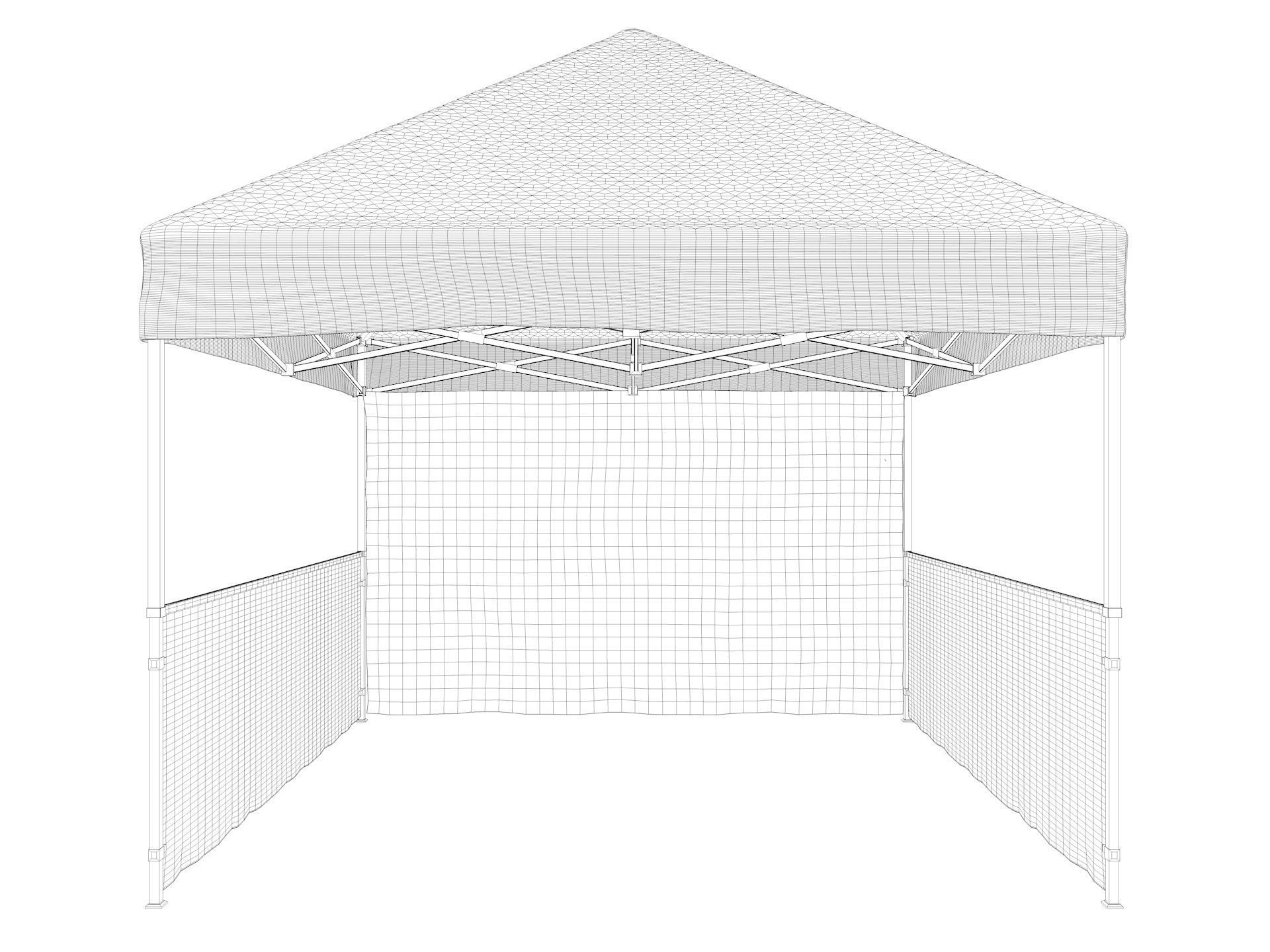 Event Tent 2  4x4 3D model_15