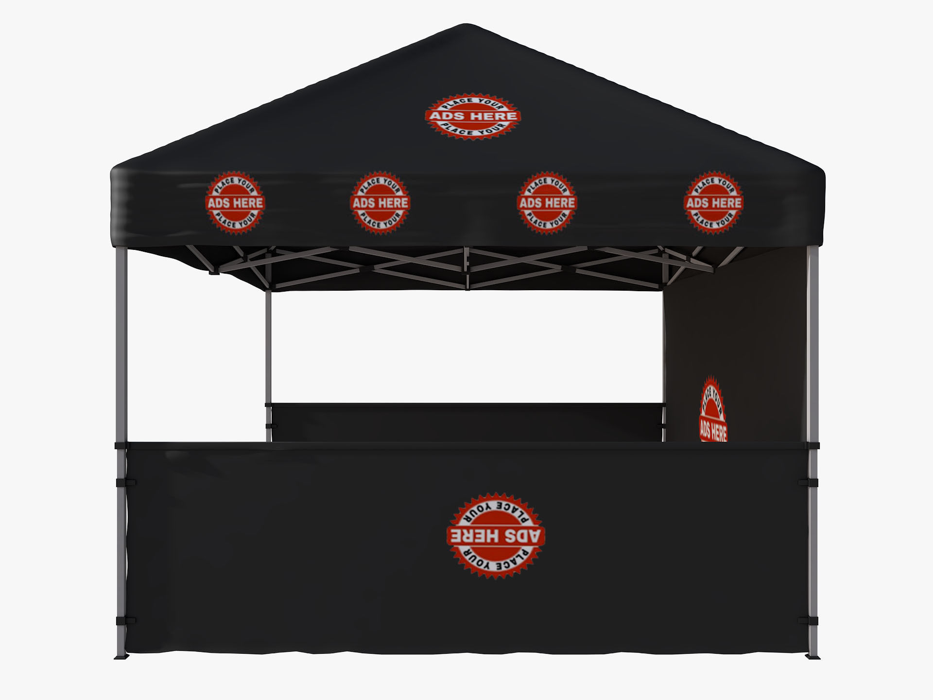 Event Tent 2  4x4 3D model_6