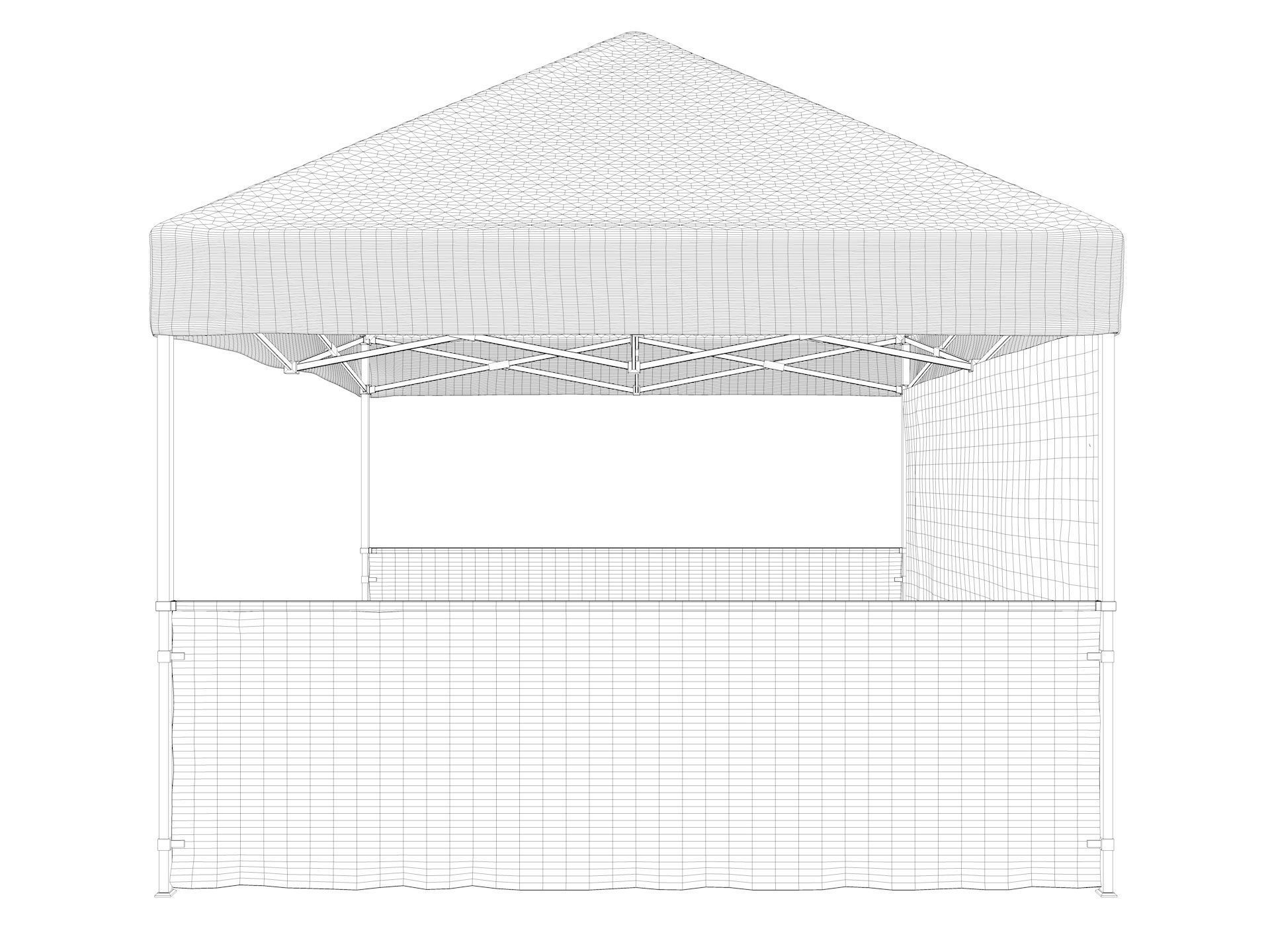 Event Tent 2  4x4 3D model_16